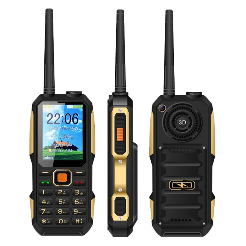 

2.4-Inch Screen Non-Smart Elder People Mobile Dual Card UHF Hardware Free Intercom GSM Intercom Mobile Phone 4-Frequency Long St