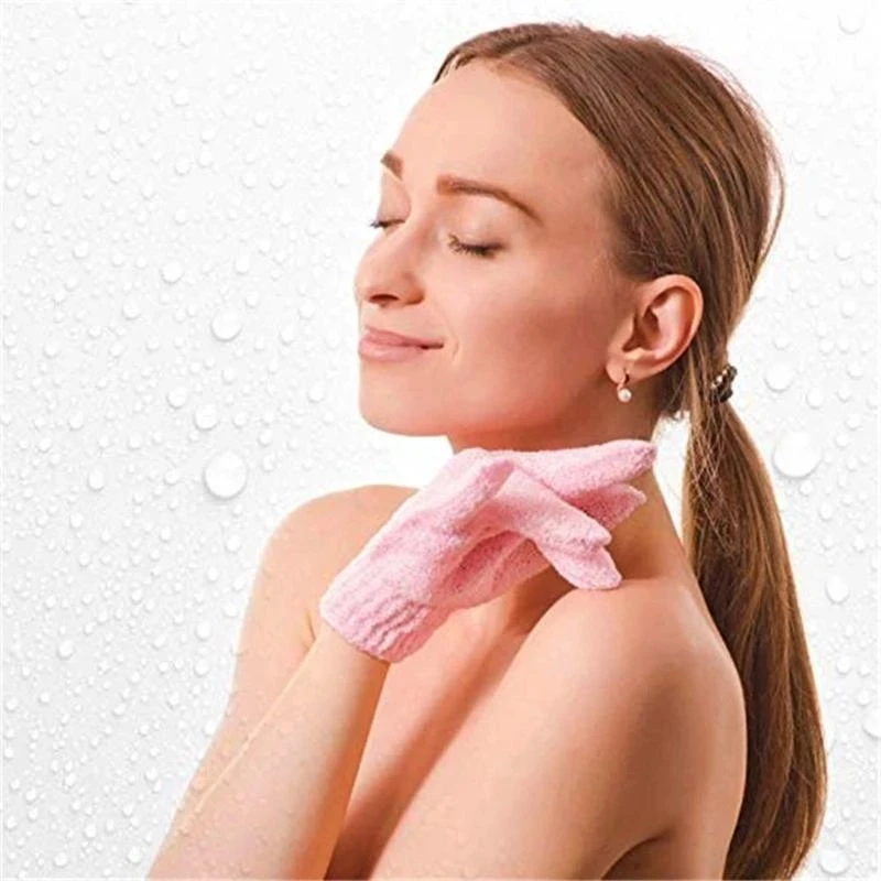 Five Fingers Bath Gloves Household Shower Towel Scrub Body Wash Children Home Supply Elastic Wipe Back Bathing Cleaning Gloves - Image 6