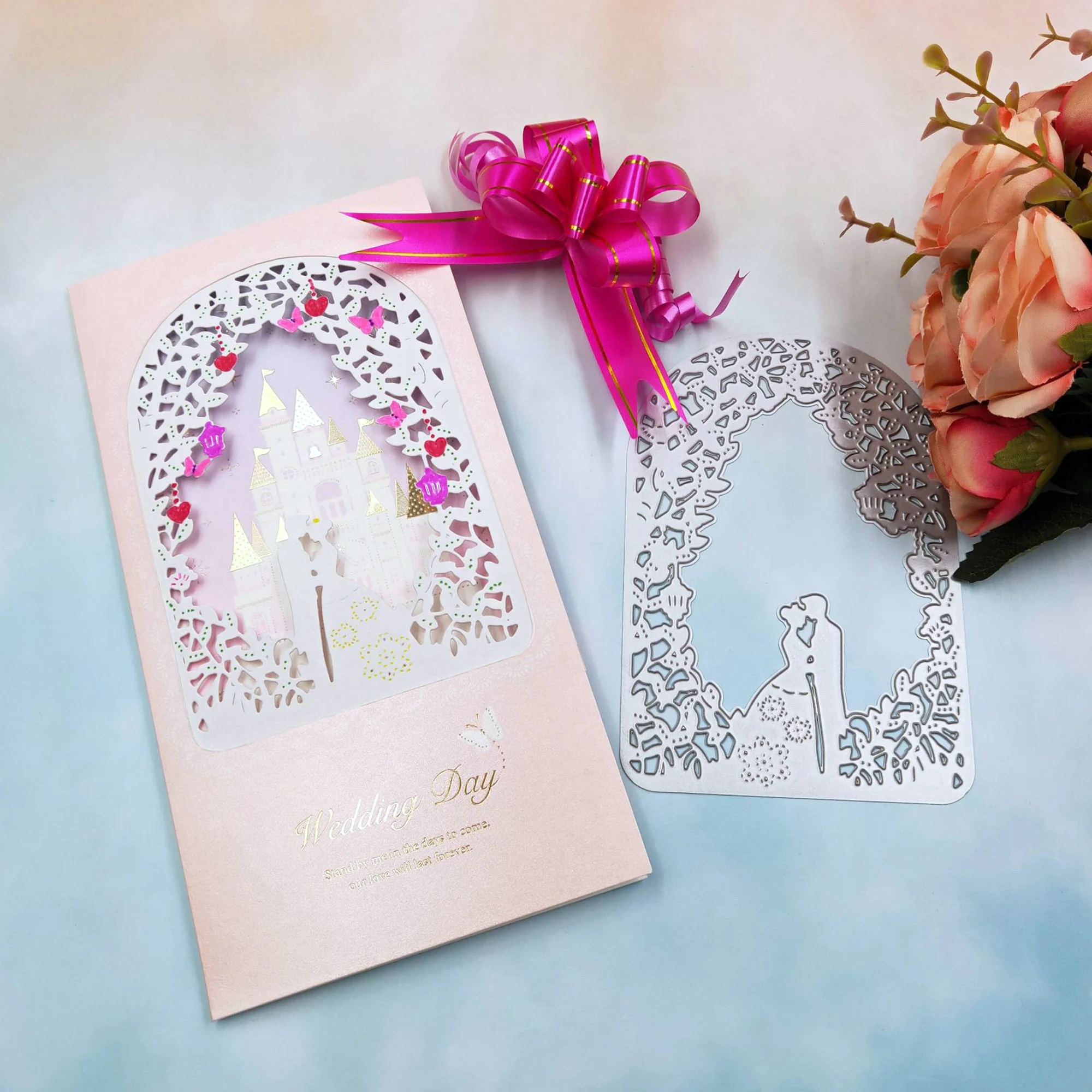  Wedding Day Cutting Dies Wedding Invitation Metal Mold For DIY Scrapbook Album Paper Cards Decorati - 4.00009E+12