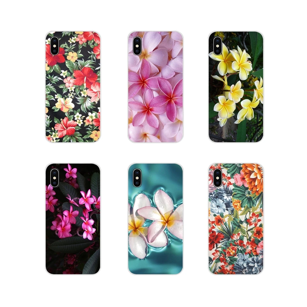 Аксессуары чехлы для телефонов Плюмерия цветы Гаваи тропические Samsung Galaxy S2 S3 S4 S5
