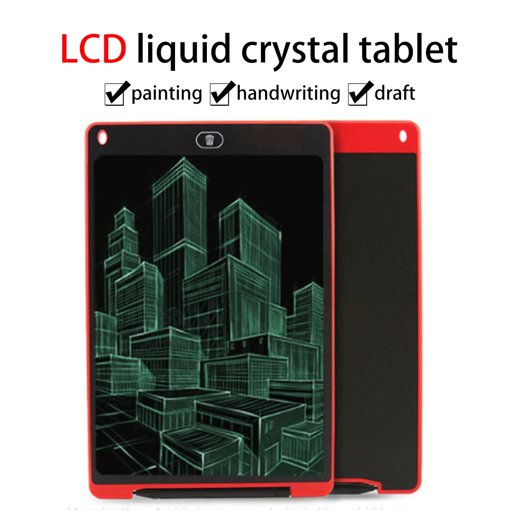 

LCD Writing Tablet 12 inch Digital Drawing Electronic Handwriting Pad Message Graphics Board Kids Writing Board Children Gifts