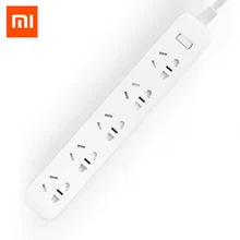 Xiaomi Mi 5 силовых розеток, силовая полоса, штепсельная вилка, электрический адаптер питания с ЕС, Австралия, Великобритания, США, независимая безопасная Нескользящая прокладка питания