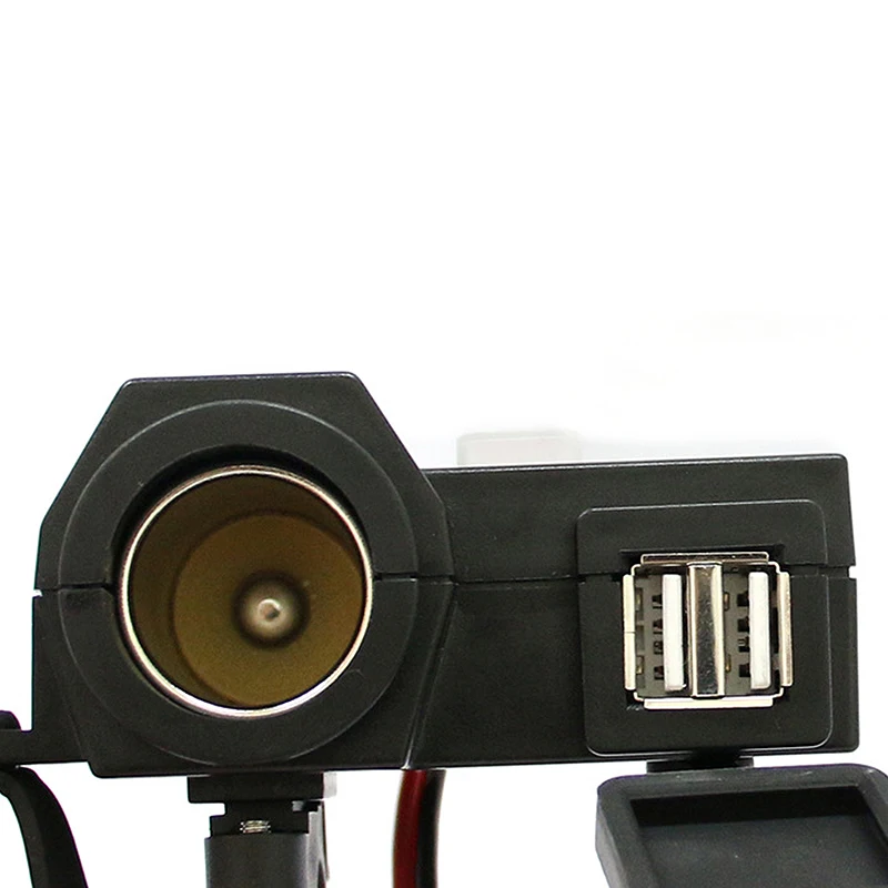 Мотоцикл водонепроницаемый USB прикуриватель мобильный телефон зарядное устройство USB с переключателем автомобильное зарядное устройство