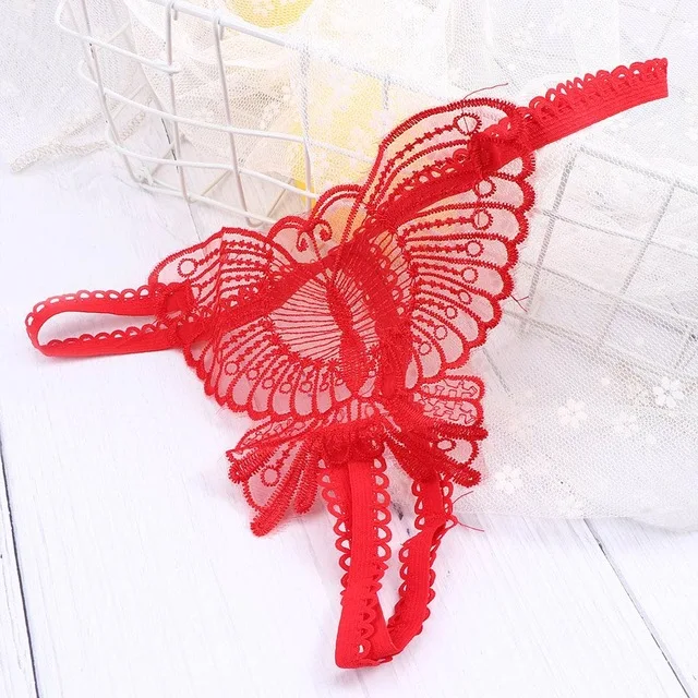 Red butterfly A Белье с бабочками женские штаны сексуальные соблазнительные трусики-танга бабочка Эротическое белье стринги трусы с вырезами трусики для секса - Цвет: Red butterfly A