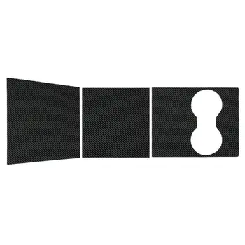 

Car Center Console Wrap Kit Sticker Dashboard Matte Carbon Fiber Black For Tesla Model 3