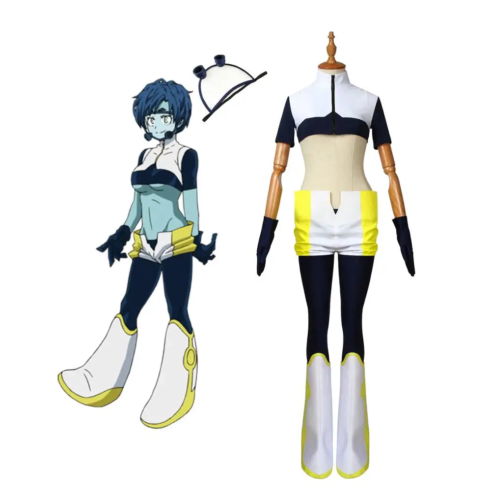 My Hero Academia Bubble Girl Cosplay Costume Boku No Full Set Custom