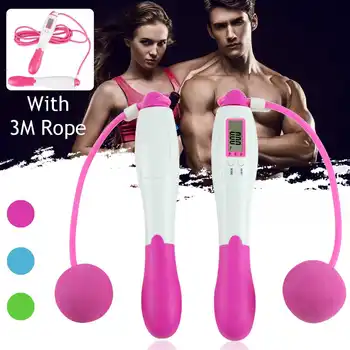 

5 In 1 Digital Counting Speed Skipping Counter Wireless Jump Rope Indoor Outdoor Gym Fitness Cordless Calorie Skipping Rope