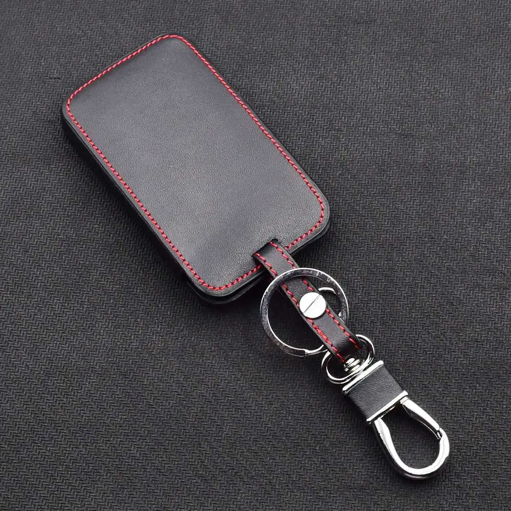 Кожаный чехол для ключа автомобиля Renault Laguna Espace 2 кнопки Smart Keyless Remote Fob Защитная
