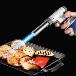 Pistolet à gaz au Butane pour soudage, torche à flammes pour Barbecue, buse d'allumage, briquet pour Camping, chauffage, outil de soudage pour BBQ 