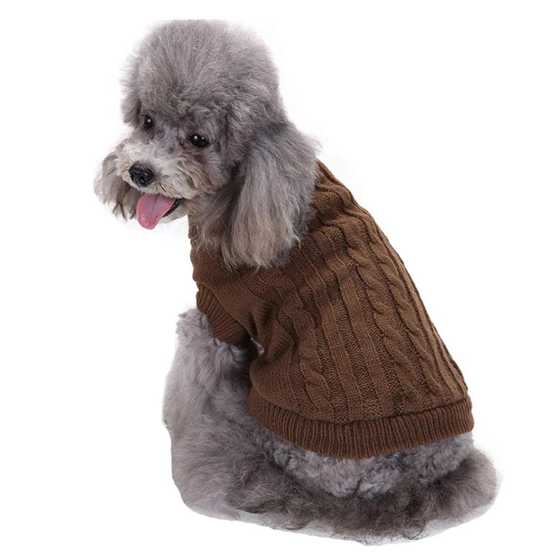 Теплый вязаный свитер Benepaw для собак, маленьких питомцев, Рождественская одежда для собаки, удобный мягкий зимний свитер для щенков, кошек, чихуахуа