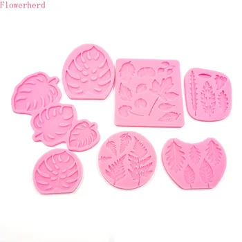 

Different Patterns Leaf Fondant Cake Silicone Mold Custom DIY Chocolate Candy Mold Cake Decorating Tools Pastry Mold Baking Mold