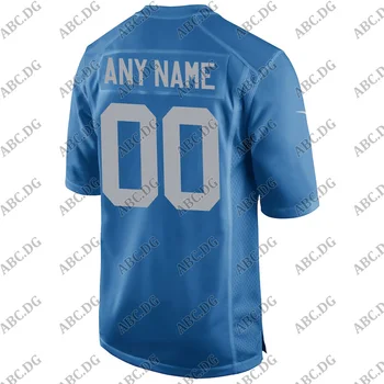 

Customized Stitch Men Women Kid Youth Detroit Blue Throwback Custom Game Jersey Any Number Any Name 4XL 5XL 6XL