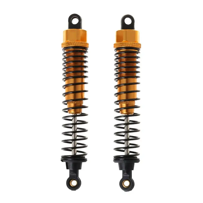 2PCS Aluminum Alloy 108004 Shock Absorber 08001 08058 08041 for HSP 1/10 RC Car 94111 94188 R7RB - Цвет: Gold