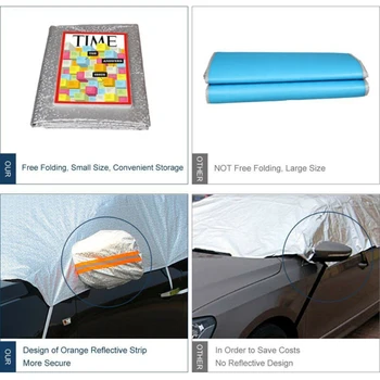 

Front Windshield cover Side Rearview Mirror Snow Ice Frost Waterproof Car