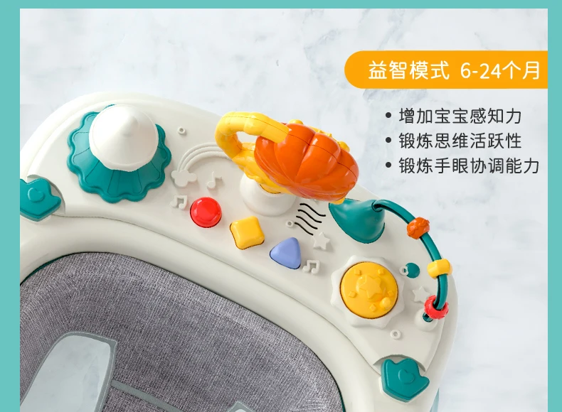 2 In 1 Round Activity Walker With 3 Adjustable Height And Musical Toy Bar 26 2 In 1 Round Activity Walker With 3 Adjustable Height And Musical Toy Bar