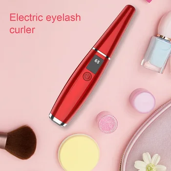 

USB Rechargeable 2 Temperature Gears Electric Eyelash Curler Ironing Roller LED Display Gears Roller Electric Eyelash Curler
