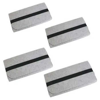 

Large Capacity Portable Storage Organizer Felt Practical Elastic Band Durable Pouch Dust Proof Mechanical Keyboard Bag