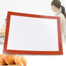 Нескользящая многоразовая пищевая квадратная домашняя кухня Нетоксичная выпечка печенья коврик легко моющийся силиконовый коврик для хлеба антипригарный термостойкий