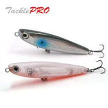 TacklePRO PE05 карандаш приманка stickbait 7,5 см 7,8 г Mustad тройные Крючки плавающая приманка ассорти цветов кренкбейт рыболовная приманка поставщиков