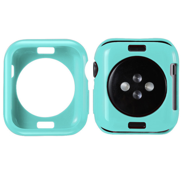 Soft Silicone Case for Apple Watch 6 SE 5 4 3 2 1 40MM 44MM Cover Protection Shell for iWatch 4 5 6 3 2 42MM 38MM Bumper