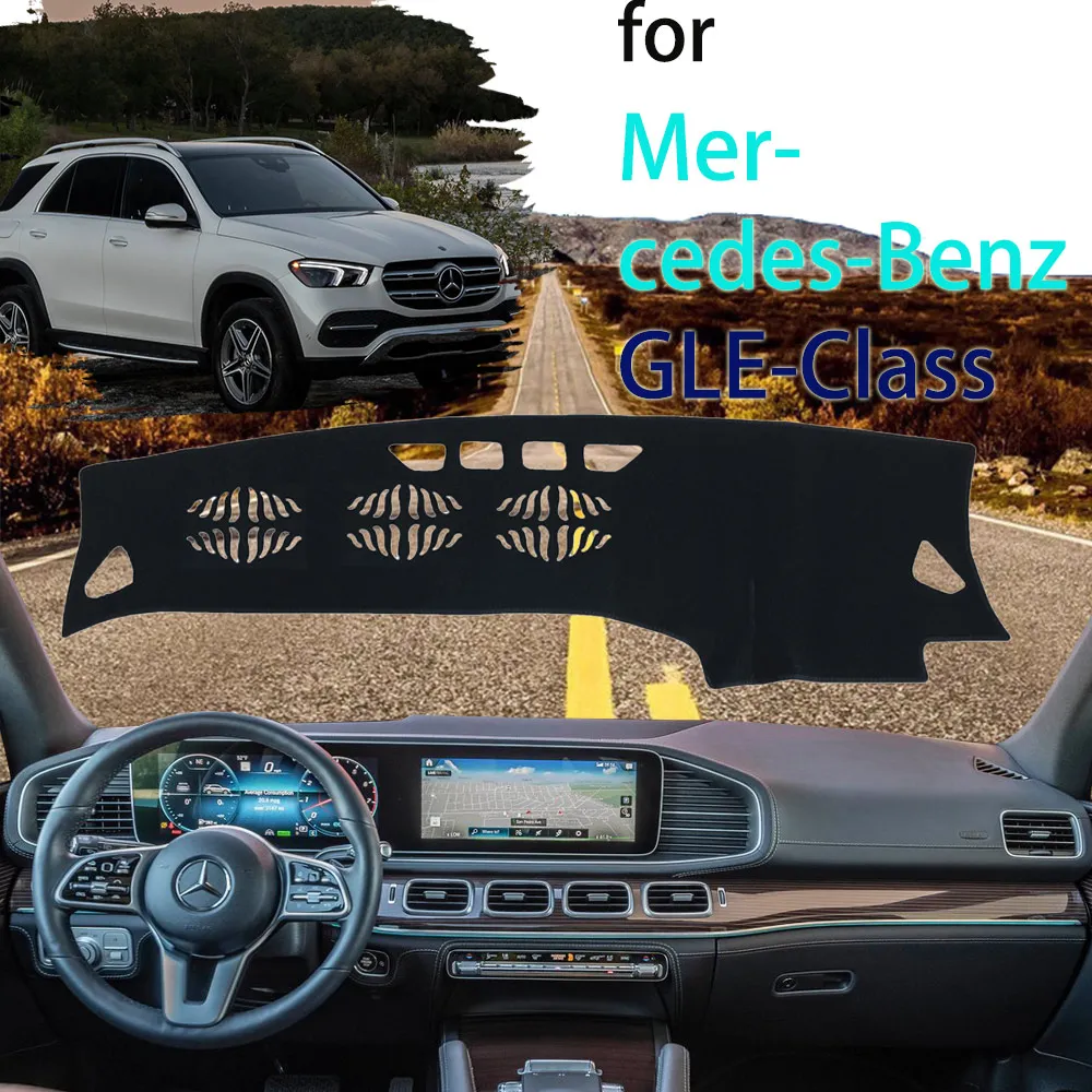 

Car Dashboard Center Control Cover Mat Parasol Pad Sunshield Cushion Dashmat for Mercedes-Benz GLE/GLS-Class X167 2020 2021 2022