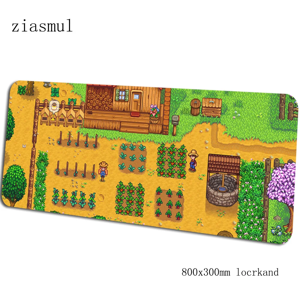 Stardew valley padmouse 80x30 см игровой коврик для мыши с изображением игры HD с узором коврик для мыши геймер компьютерный стол Новое крутое коврик ноутбук с алюминиевым корпусом коврик для мыши ПК - Цвет: pattern 5