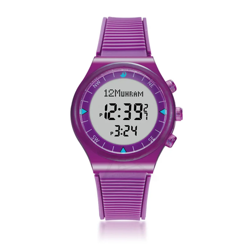 

Adhan Watch for Muslim Girl with Fajr Time 32mm Windows Prayer alarm Compass New Version