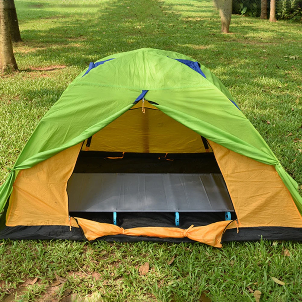 Praia ao ar Esteira de Acampamento Livre Portátil Ultra-leve Alumínio Dobrável Cama Multi-função Resto Viagem Montanha Escalada Sólida 4 portátil ultra-leve alumínio dobrável cama multi-função resto