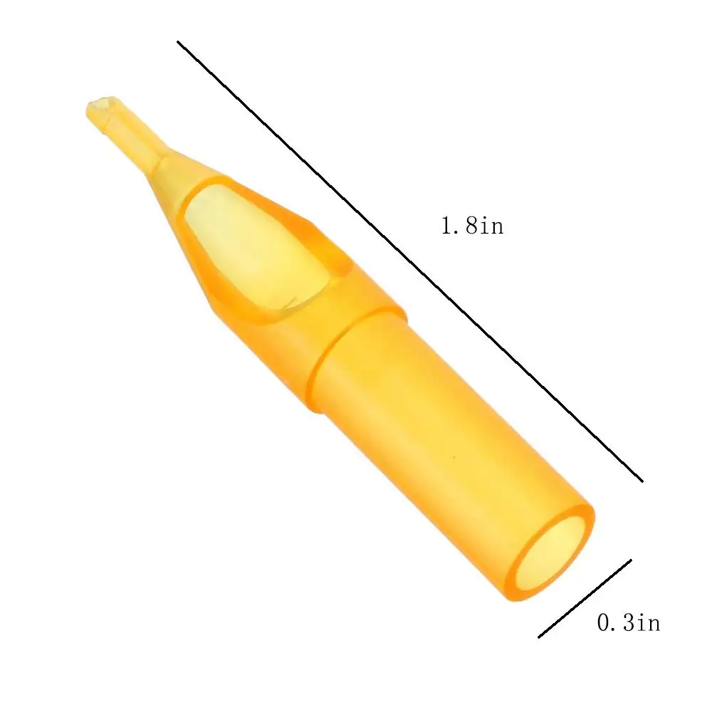 Disposable Tattoo Nozzles Tips Plastic RT DT FT Sterilized Tattoo Nozzle Needles Tips for Machine Gun Needles 100/50pcs