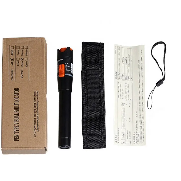 

50mw visual fiber fault locator, 50km optical fiber fault locator, with source