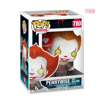 

Funko POP Pennywise with ballon 780# 10cm PVC Action Toy Figures Model Doll Vinyl Figure Joker Pennywise fun Model Kids Toys
