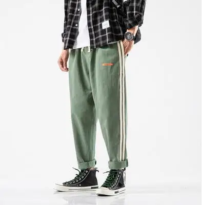 Military Green Zongke Cotton Pants Men Joggers Trousers Men Pants Streetwear Sweatpants Harem Pants Men Trousers 5XL Hip Hop Autumn New - Цвет: Military Green