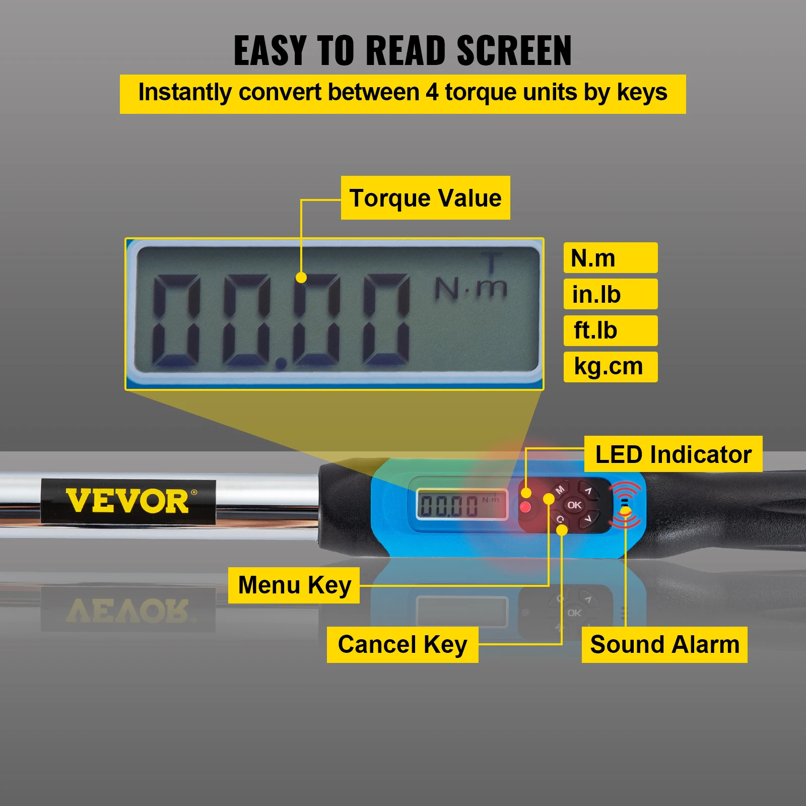 Torque Wrench Digital Torque Kit 1/2" - Image 6