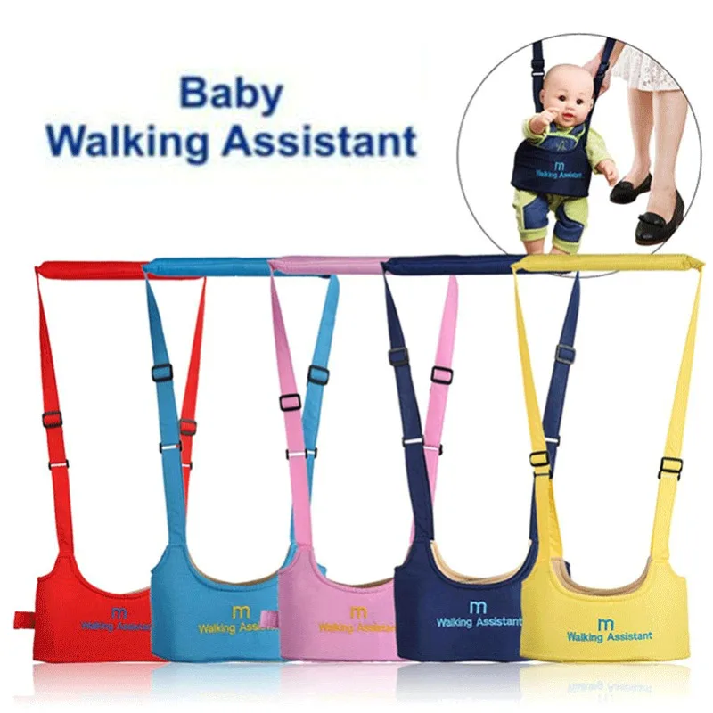Baby Gehhilfe Geschirr Mit Griff - Laufhilfe Für Kinder 6-27 Monate In Gelb