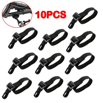 

10 Pcs Buttstock Sling Mount Strap Loop Adapter Webbing Rifle Shotgun Attachment Hunting Accessories
