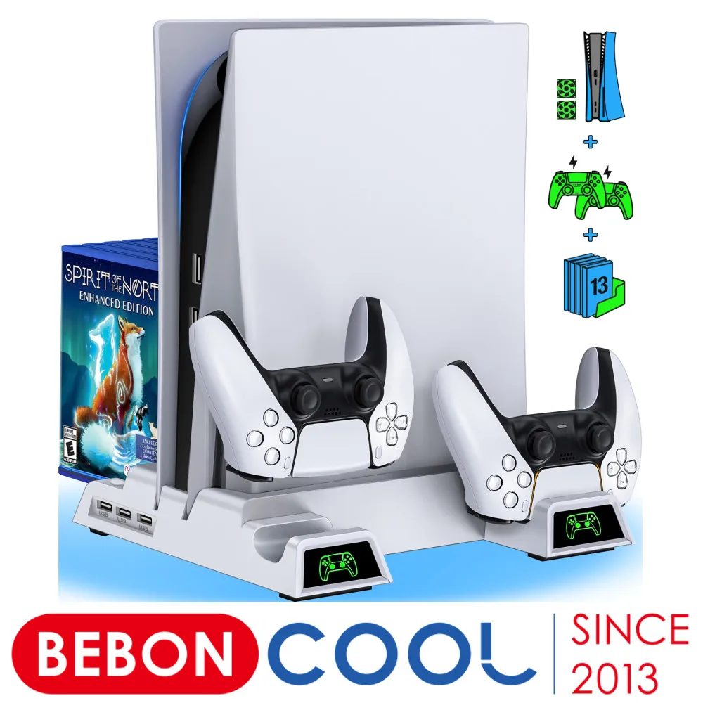 Вертикальная подставка для контроллера PS5 зарядная станция контроллеров SONY