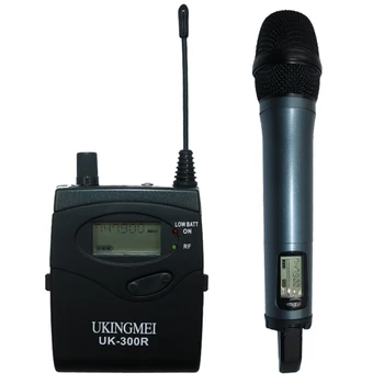 

ABKT-Portable Handheld Wireless Microphone For Dslr Camera Outdoor Recording, Interview, Video Shooting, Dv Monitoring System Fi