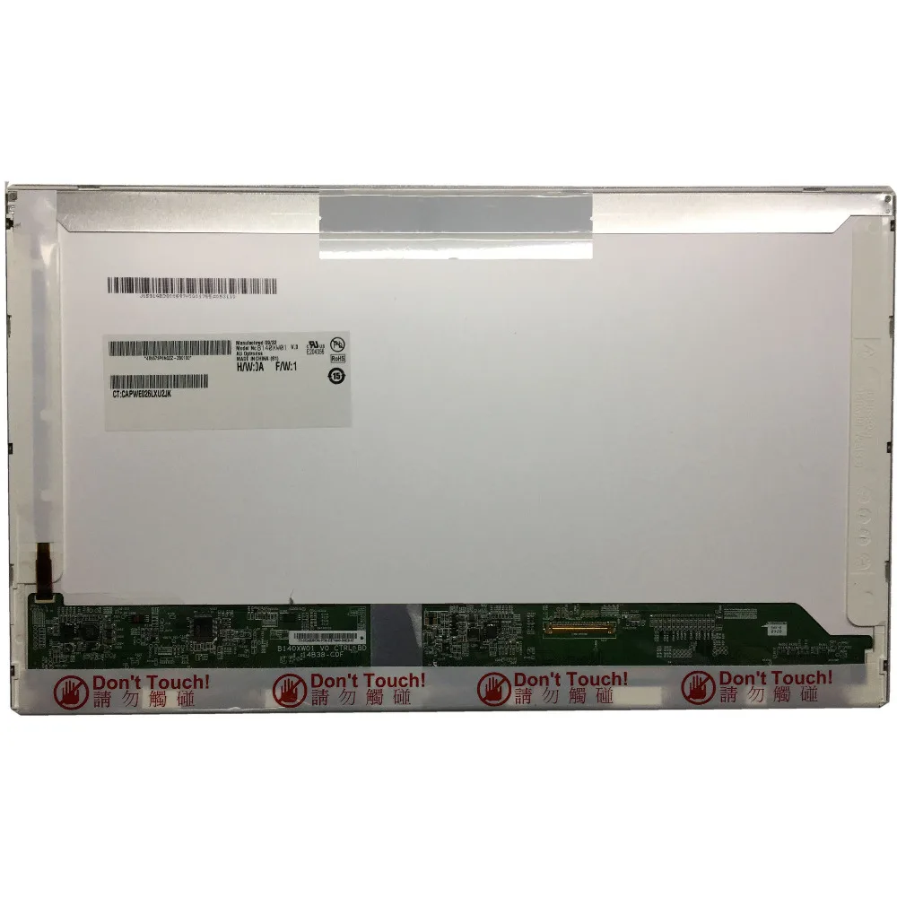 

14 inch Laptop lcd led screen LP140WH1 B140XW01 LTN140AT02 04 HB140WX1 BT140GW01 M140NWR2 notebook display