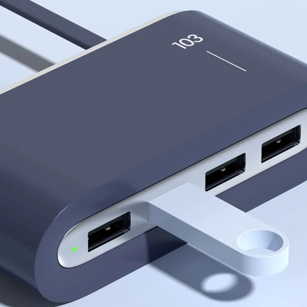 103 Многофункциональный USB 2,0 4 порта расширитель концентратор разветвитель адаптер конвертер компьютерные планшеты