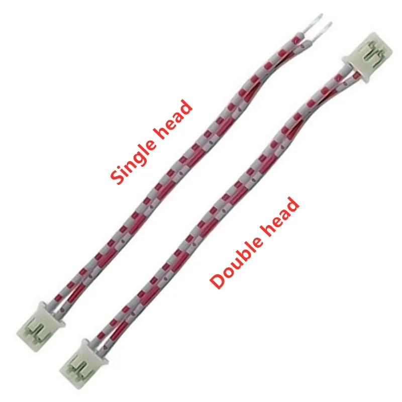PH2.0 Female Connector Terminal Cable - JST Wire, 10cm-30cm, Single/Double Head, 2p-12p, 26AWG Description Image.