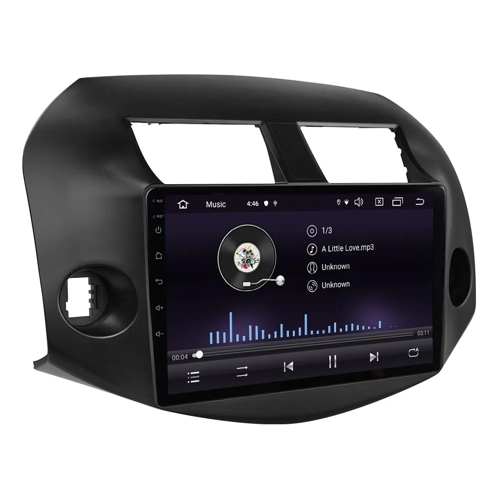 EKIY 10,1 ''ips Android автомобильный мультимедийный Авто Радио стерео для Toyota RAV4 2007-2012 gps навигация 3g 4G wifi Нет 2 Din MP5 плеер