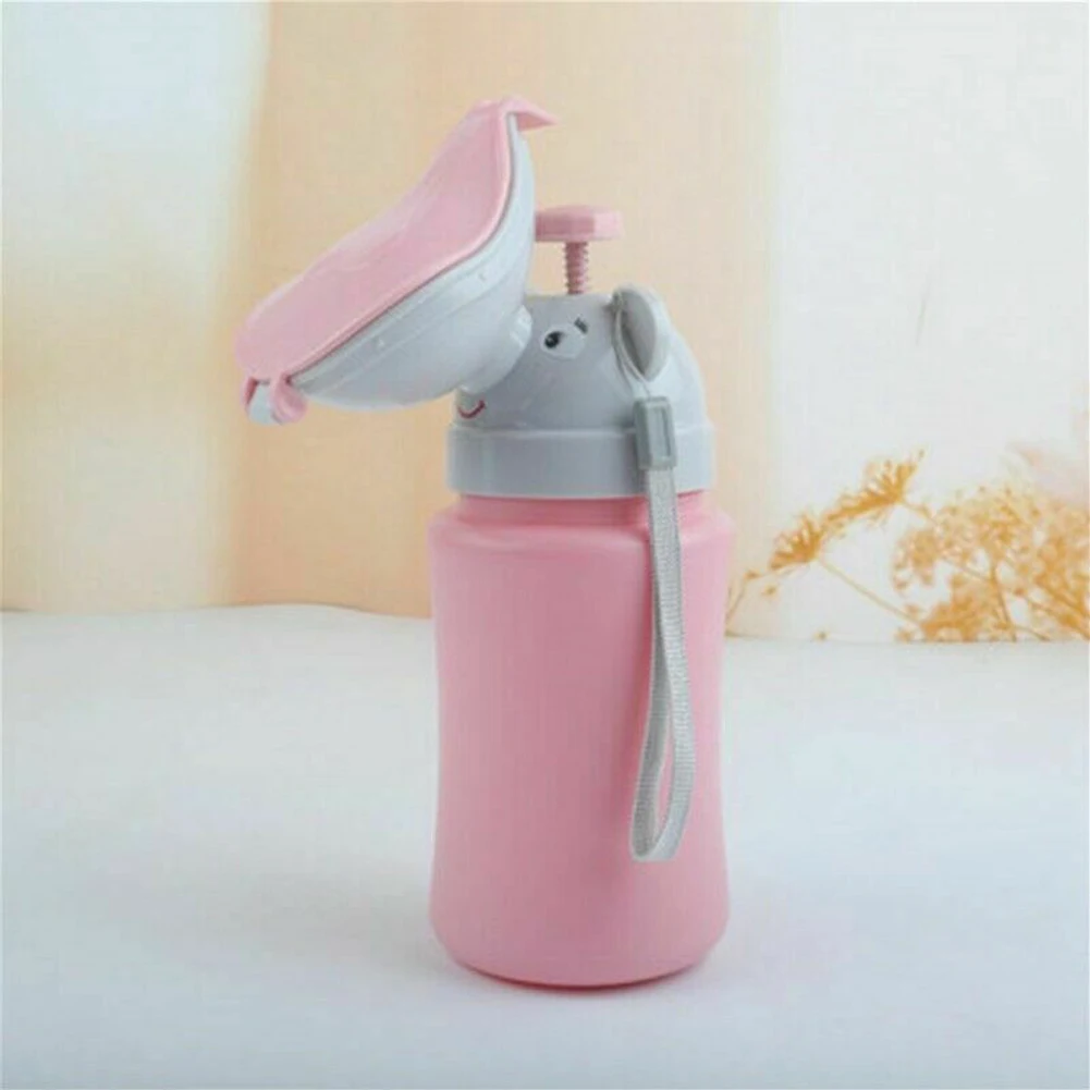 500ML Portable Baby Travel Urinal Pot ABS Kid Portable Urinal Toilet Potty Training Baby Boys Girl Car Travel Supply Hot Sale