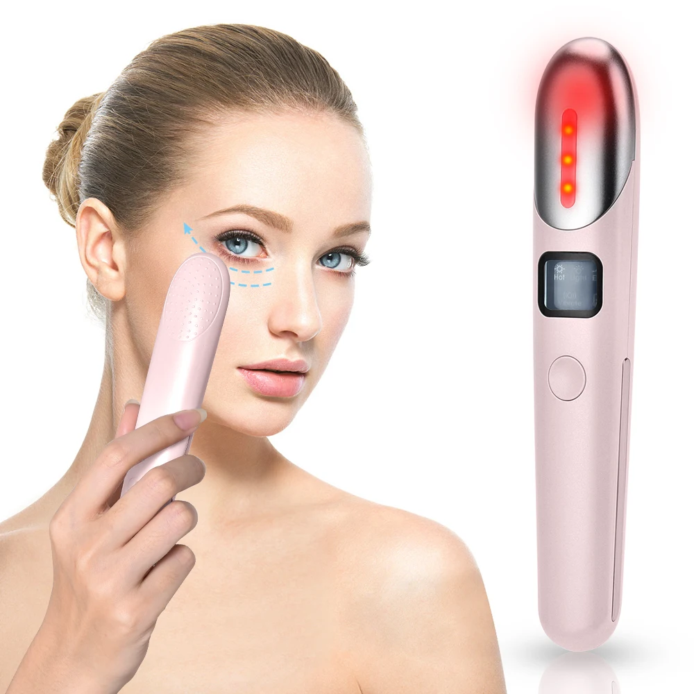 

4-in-1 Electric Vibration Eye Face Massager Hot Massage Anti Wrinkle Aging Beauty Device EMS Beautiful Eyes Care