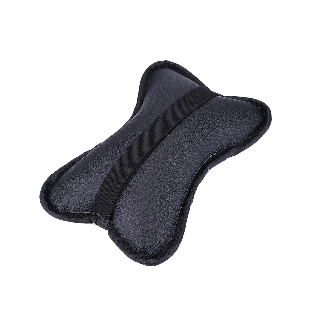 Car NeckPillow PU Leather Headrest Seat Rest Cushion Car Care Accessories