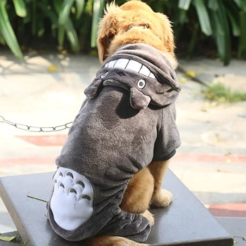 

Totoro Coat Dog Clothes For Large Dogs Winter French Bulldog Jacket Cartoon Outfit Dog Halloween Costume Chihuahua Pet Clothes