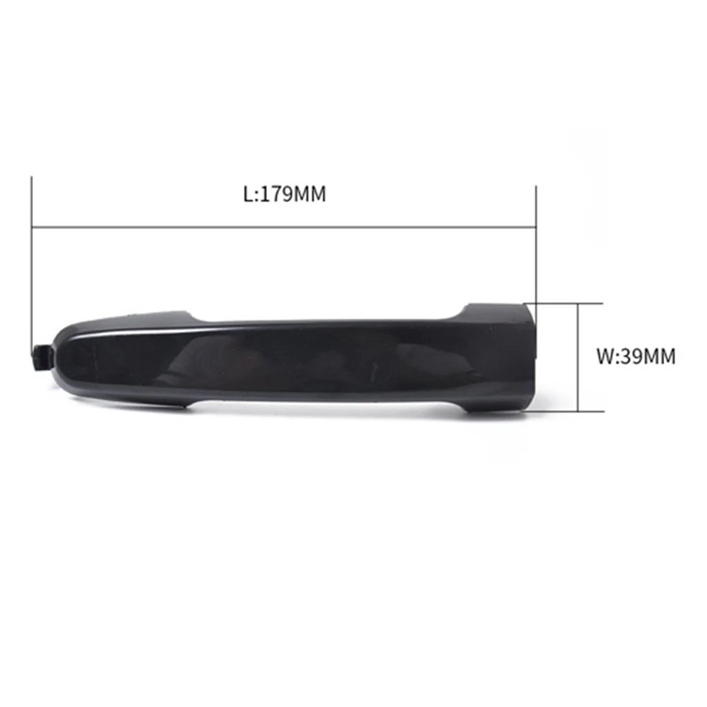 Passenger Side Exterior Outside Door Handle for Toyota Corolla
