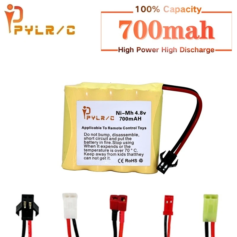 

4.8v Rechargeable Battery For Rc toys Cars Tanks Robots Gun 700mah Ni-MH Battery AA 4.8v 700mah Batteries Pack For Rc Boat 1PCS