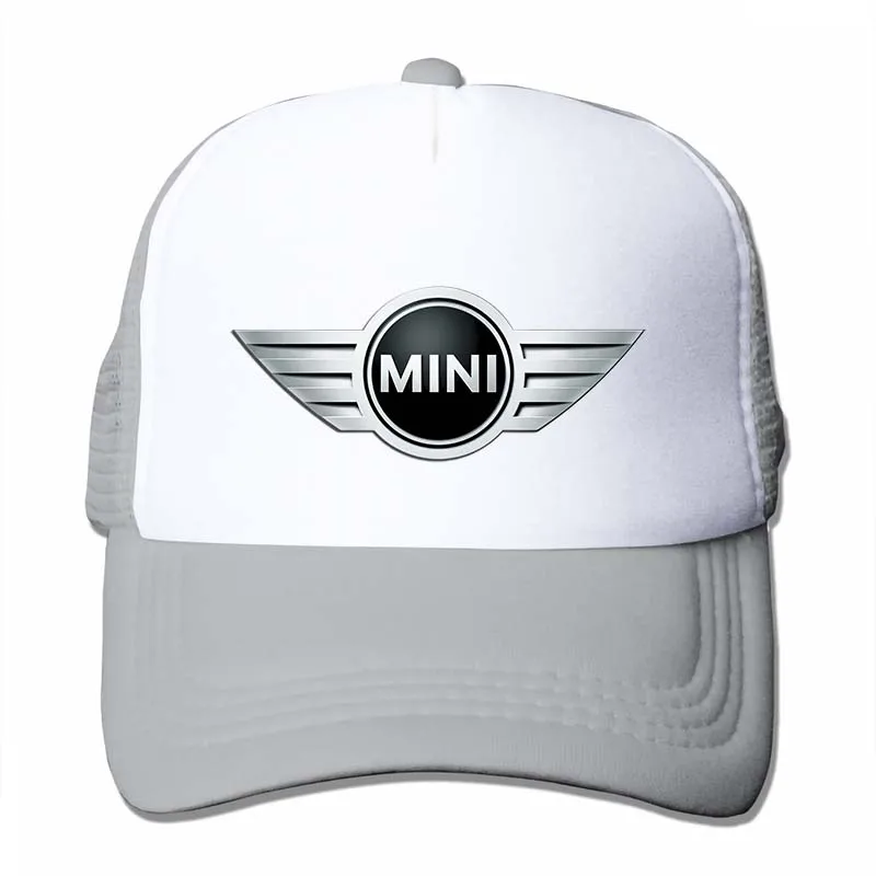 Mini Cooper, автомобильная спортивная бейсболка для мужчин и женщин, Кепка для водителя грузовика, модная Регулируемая Кепка - Цвет: 4-Gray