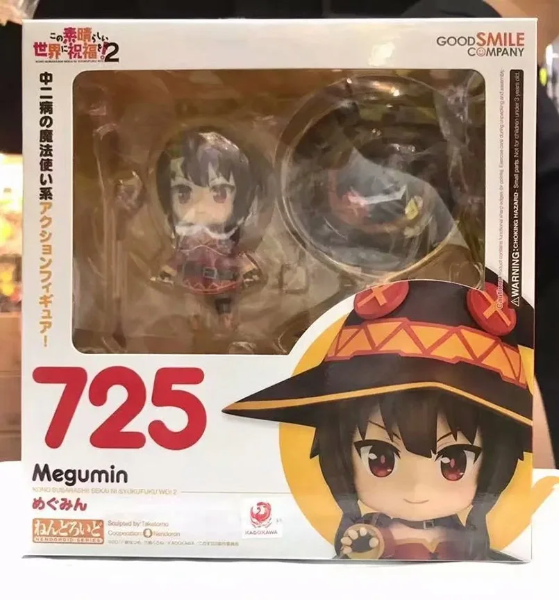 20cm filme konosuba megumin aqua anime figura bênção de deus sobre