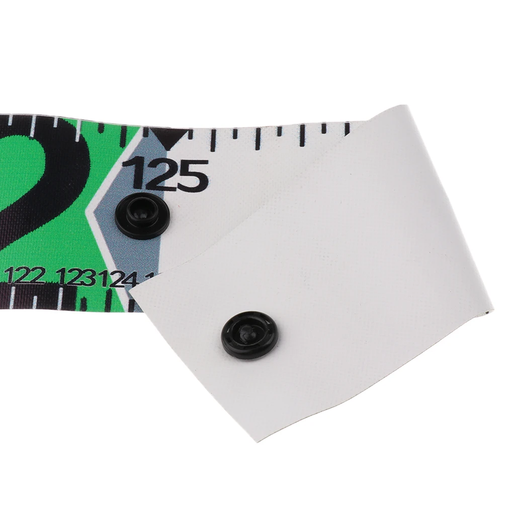 

2pcs Foldable Ruler 141cm for Measuring Tool Fishing Tackle Accurate Green 141 x 5cm